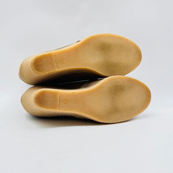 J Crew Ankle Boots Womens 8 Brown Suede Wedge Heels Chukka Booties Desert Shoes - Picture 10 of 12